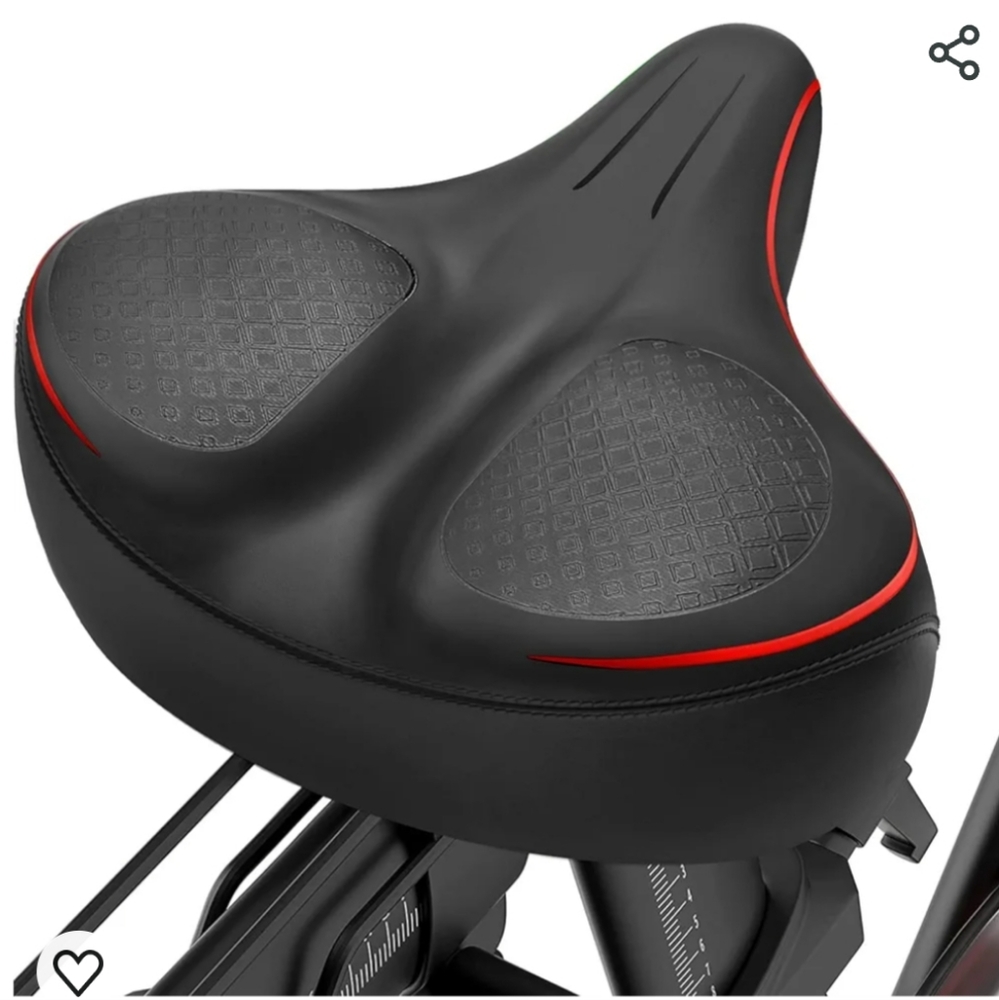 Yodote universal wide bike seat, fits most exercise bikes and bicycles